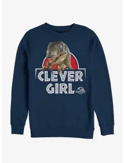 Null Jurassic Park Real Clever Sweatshirt