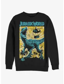Null Jurassic World Capture And Contain Sweatshirt