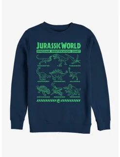 Null Jurassic World Dino Identification Sweatshirt