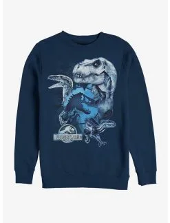 Null Jurassic World Glass Shard Sweatshirt
