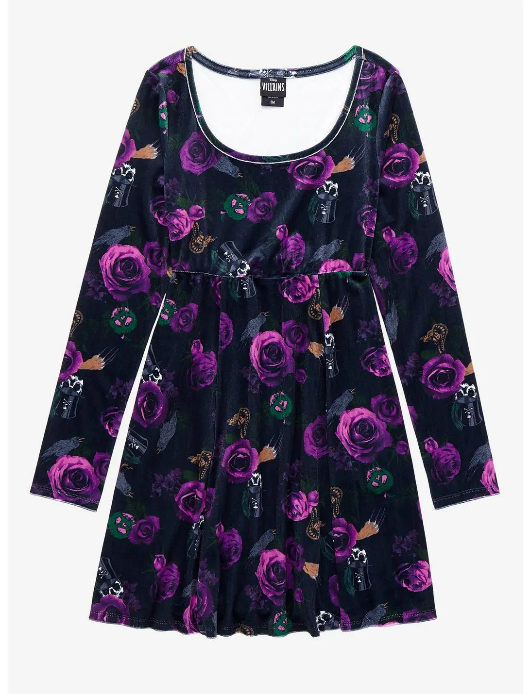 HUNIVERS Disney Villains Floral Icons Dress 3 HUNIVERS Disney Villains Floral Icons Dress