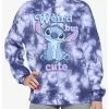 HUNIVERS Disney Lilo & Stitch Weird But Cute Wash Mock Neck Sweatshirt 1 HUNIVERS Disney Lilo & Stitch Weird But Cute Wash Mock Neck Sweatshirt -Sweaters And Cardigans Sales 15847530 hi