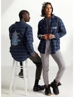 HUNIVERS Our Universe Star Wars Ahsoka Tano Plaid Woven Button-Up -Sweaters And Cardigans Sales 15896815 av3