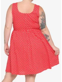HUNIVERS Her Universe Disney Minnie Mouse Polka Dots Babydoll Dress Plus Size -Sweaters And Cardigans Sales 16404432 av2