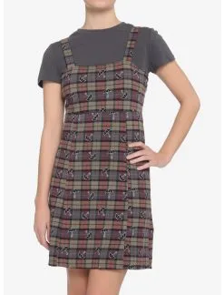 HUNIVERS The Umbrella Academy Plaid Twofer Dress
