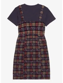 HUNIVERS The Umbrella Academy Plaid Twofer Dress Plus Size -Sweaters And Cardigans Sales 16587201 av1