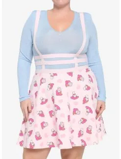 HUNIVERS My Melody Strappy Suspender Skirt Plus Size