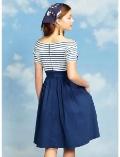 HUNIVERS Her Universe Disney Logo Retro Cap Sleeve Dress -Sweaters And Cardigans Sales 16898221 av2