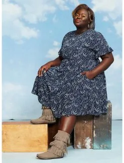 HUNIVERS Her Universe Star Wars Icons Tiered Dress Plus Size -Sweaters And Cardigans Sales 16898237 av3