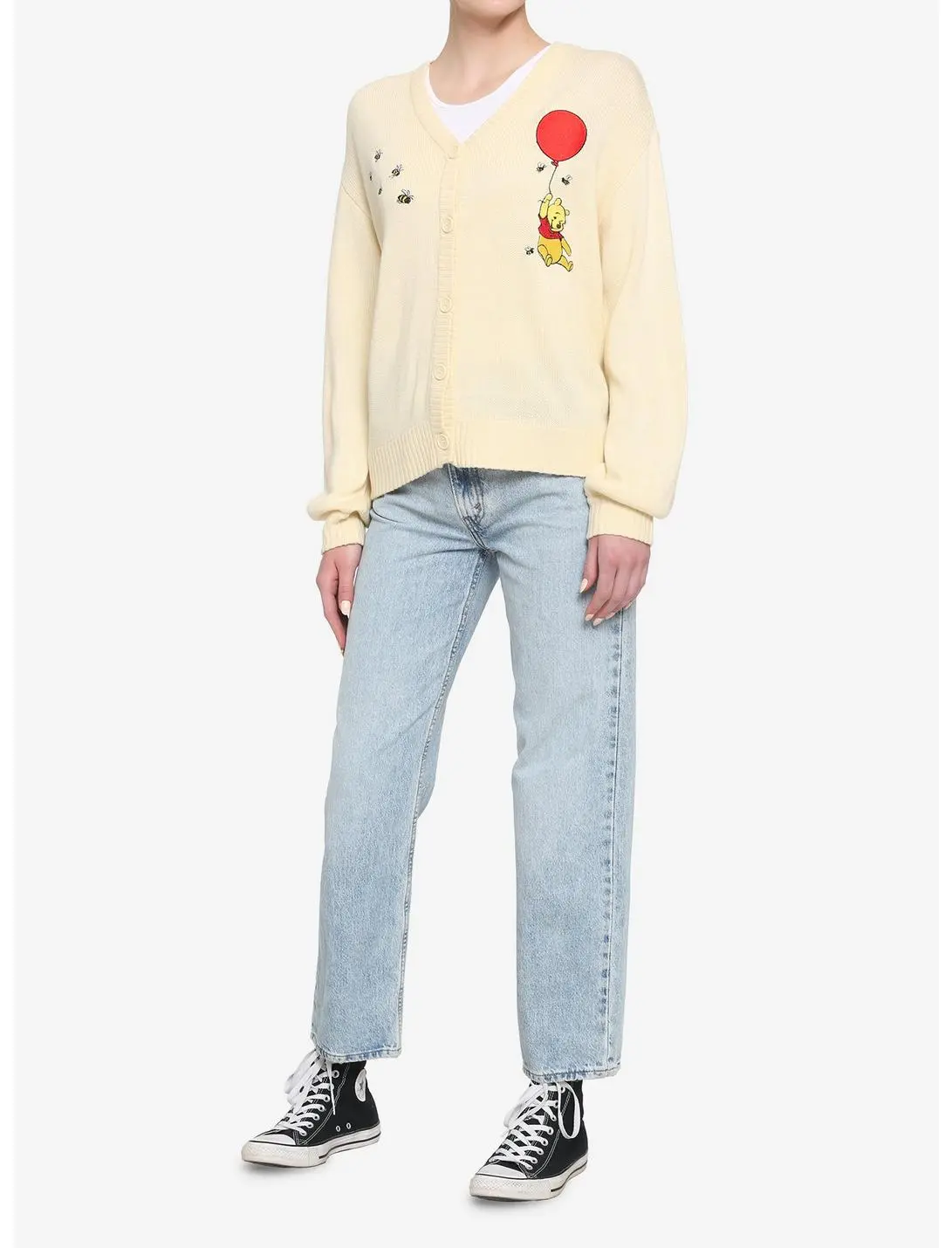 HUNIVERS Disney Winnie The Pooh Balloon Skimmer Cardigan 4 HUNIVERS Disney Winnie The Pooh Balloon Skimmer Cardigan - Image 2