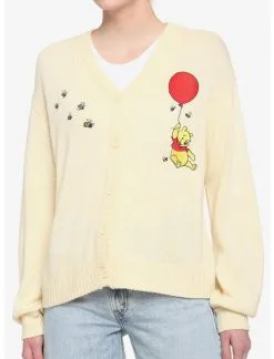 HUNIVERS Disney Winnie The Pooh Balloon Skimmer Cardigan