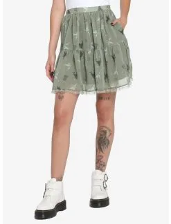 HUNIVERS Her Universe Disney Tinker Bell Silhouette Poses Flounce Skirt