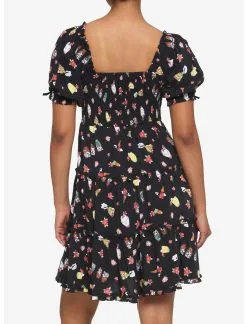 HUNIVERS Her Universe Spirited Away Bathhouse Spirits Smocked Tiered Dress -Sweaters And Cardigans Sales 17537950 av2