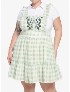 HUNIVERS Her Universe My Neighbor Totoro Gingham Pinafore Skirtall Plus Size