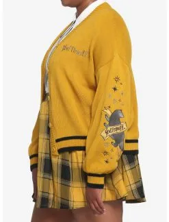 HUNIVERS Harry Potter Hufflepuff Skimmer Cardigan Plus Size -Sweaters And Cardigans Sales 17753453 av2