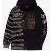 OURUNVRS The Mummy Hieroglyphic Split Wash Hoodie