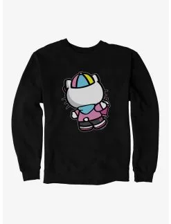 Null Hello Kitty Spray Can Back Sweatshirt
