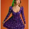 HUNIVERS Her Universe Disney Hocus Pocus Icons Lace-Up Dress -Sweaters And Cardigans Sales 18125608 hi