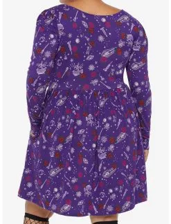 HUNIVERS Her Universe Disney Hocus Pocus Icon Lace-Up Dress Plus Size -Sweaters And Cardigans Sales 18127216 av2
