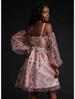 HUNIVERS The School For Good And Evil Evers Cold Shoulder Dress -Sweaters And Cardigans Sales 18634995 av2