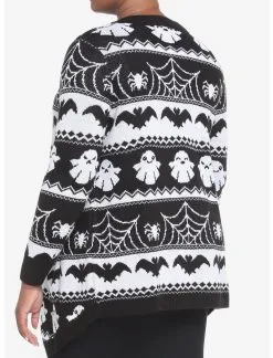 HUNIVERS Ghost Fair Isle Open Cardigan Plus Size 9 HUNIVERS Ghost Fair Isle Open Cardigan Plus Size -Sweaters And Cardigans Sales 18780329 av2