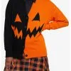 HUNIVERS Orange & Black Pumpkin Split Cardigan 2 HUNIVERS Orange & Black Pumpkin Split Cardigan -Sweaters And Cardigans Sales 18780336 hi