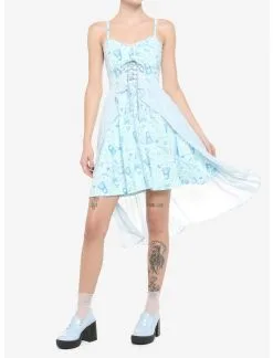 HUNIVERS Corpse Bride Emily Flowy Lace-Up Cami Dress -Sweaters And Cardigans Sales 18869693 av1
