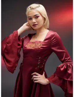 HUNIVERS House Of The Dragon Rhaenyra Targaryen Bell Sleeve Dress 10 HUNIVERS House Of The Dragon Rhaenyra Targaryen Bell Sleeve Dress -Sweaters And Cardigans Sales 18885749 av3