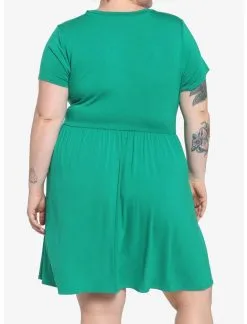 HUNIVERS Green Skater Dress Plus Size -Sweaters And Cardigans Sales 18980790 av2