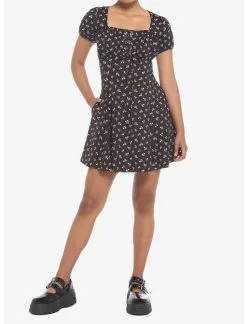 HUNIVERS Black Mushroom Empire Dress -Sweaters And Cardigans Sales 19001172 av1