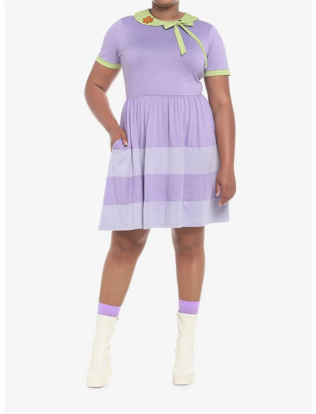 HUNIVERS Scooby-Doo! Daphne Lavender Dress Plus Size 4 HUNIVERS Scooby-Doo! Daphne Lavender Dress Plus Size - Image 2