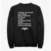 Null Marvel Ms. Marvel Name List Avengercon Sweatshirt 2 Null Marvel Ms. Marvel Name List Avengercon Sweatshirt -Sweaters And Cardigans Sales 19050413 hi