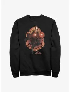 Null Marvel Doctor Strange In The Multiverse Of Madness Wanda Scarlet Witch Mandala Sweatshirt