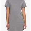 HUNIVERS Heather Grey T-Shirt Dress -Sweaters And Cardigans Sales 19166931 hi