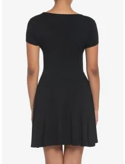 HUNIVERS Black Skater Dress -Sweaters And Cardigans Sales 19166961 av2