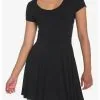 HUNIVERS Black Skater Dress -Sweaters And Cardigans Sales 19166961 hi