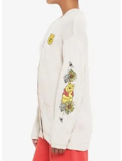 HUNIVERS Disney Winnie The Pooh Embroidered Oversized Cardigan -Sweaters And Cardigans Sales 19178916 av3