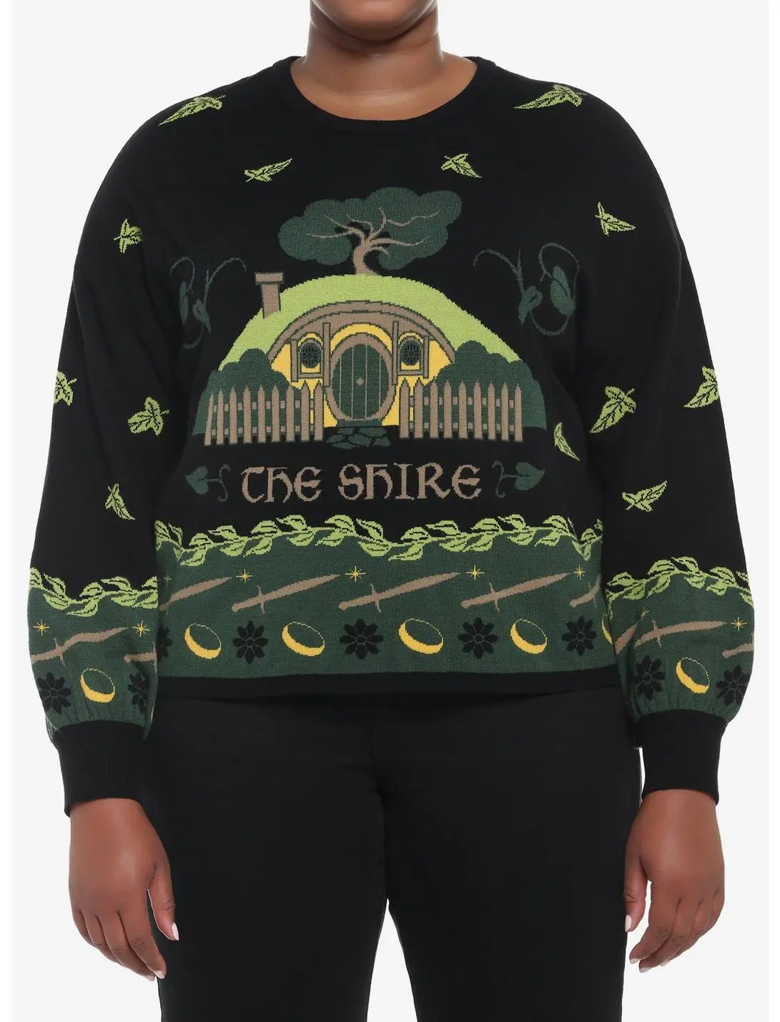 HUNIVERS Her Universe The Lord Of The Rings Shire Sweater Plus Size 3 HUNIVERS Her Universe The Lord Of The Rings Shire Sweater Plus Size