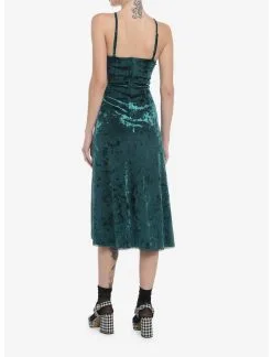 HUNIVERS Green Velvet Midi Slip Dress 7 HUNIVERS Green Velvet Midi Slip Dress -Sweaters And Cardigans Sales 19353792 av2