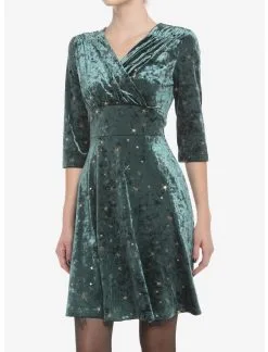 HUNIVERS Her Universe Retro Star Velvet Dress