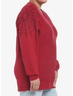 HUNIVERS Her Universe Marvel Spider-Man Web Cardigan Plus Size -Sweaters And Cardigans Sales 19516244 av3