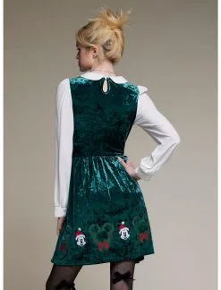 HUNIVERS Her Universe Disney Holiday Velvet Long-Sleeve Dress -Sweaters And Cardigans Sales 19519063 av2