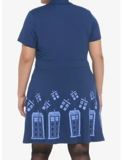 HUNIVERS Her Universe Doctor Who TARDIS Retro Dress Plus Size -Sweaters And Cardigans Sales 19541985 av2
