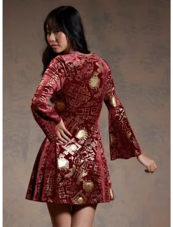 HUNIVERS Harry Potter Marauder's Map Velvet Dress -Sweaters And Cardigans Sales 19543806 av2