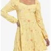 HUNIVERS Disney Beauty And The Beast Floral Long-Sleeve Dress 1 HUNIVERS Disney Beauty And The Beast Floral Long-Sleeve Dress -Sweaters And Cardigans Sales 19621022 hi