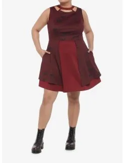 HUNIVERS Her Universe Marvel Doctor Strange In The Multiverse Of Madness Wanda Maximoff Dress Plus Size -Sweaters And Cardigans Sales 19688496 av1