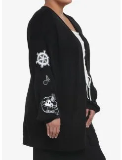 HUNIVERS Disney Steamboat Willie Icons Open Cardigan Plus Size -Sweaters And Cardigans Sales 19688775 av3
