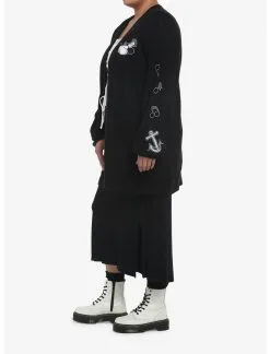 HUNIVERS Disney Steamboat Willie Icons Open Cardigan Plus Size -Sweaters And Cardigans Sales 19688775 av4