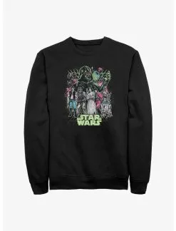 Null Star Wars Neon Grid Group Sweatshirt