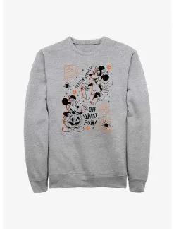 Null Disney Mickey Mouse & Minnie Mouse Feelin Spooky Sweatshirt